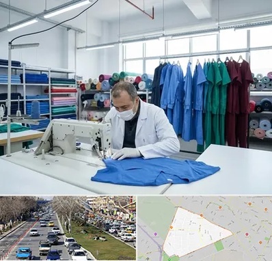 تولیدی روپوش و اسکراب پزشکی در احمدآباد مشهد 