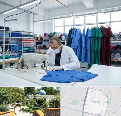 تولیدی روپوش و اسکراب پزشکی در باغمیشه تبریز 