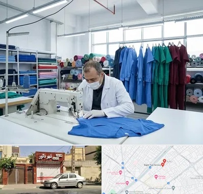 تولیدی روپوش و اسکراب پزشکی در باجک قم