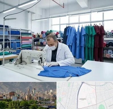 تولیدی روپوش و اسکراب پزشکی در جمشیدیه 