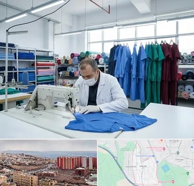 تولیدی روپوش و اسکراب پزشکی در سهند تبریز