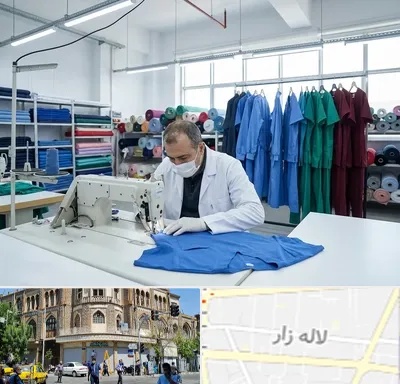 تولیدی روپوش و اسکراب پزشکی در لاله زار