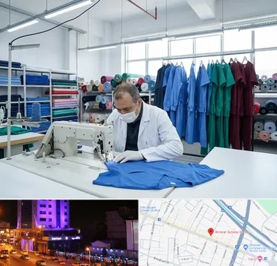 تولیدی روپوش و اسکراب پزشکی در آبرسان تبریز 