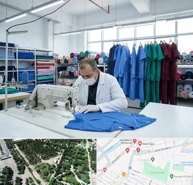 تولیدی روپوش و اسکراب پزشکی در سالاریه قم