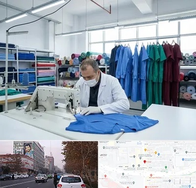 تولیدی روپوش و اسکراب پزشکی در کارگر شمالی 