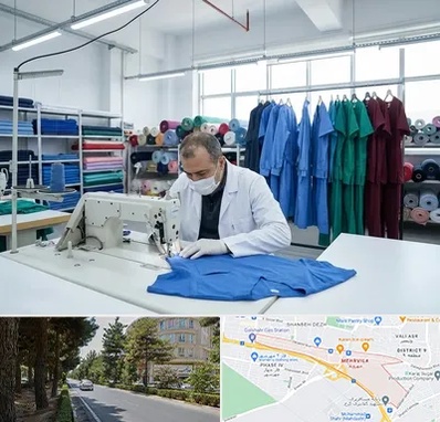 تولیدی روپوش و اسکراب پزشکی در مهرویلا کرج