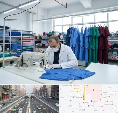 تولیدی روپوش و اسکراب پزشکی در توحید 