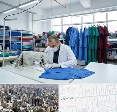 تولیدی روپوش و اسکراب پزشکی در جیحون 