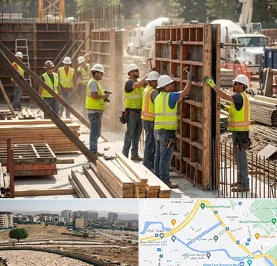 قالب سازی بتن در کوی وحدت شیراز 