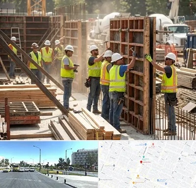 قالب سازی بتن در بلوار کلاهدوز مشهد 