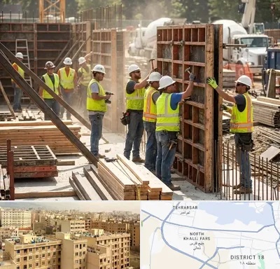 قالب سازی بتن در جنوب غرب تهران