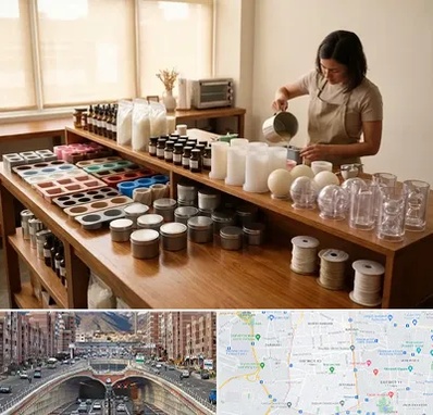 قالب شمع سازی در منطقه 10 تهران 