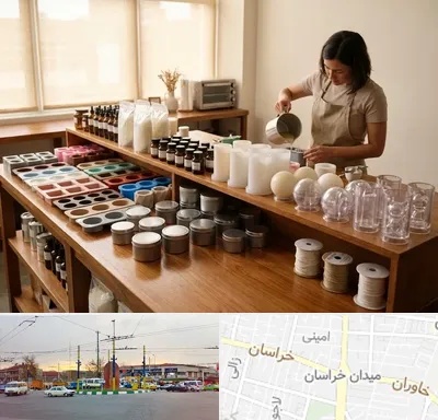 قالب شمع سازی در میدان خراسان