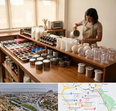 قالب شمع سازی در معالی آباد شیراز 