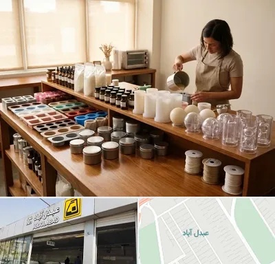قالب شمع سازی در عبدل آباد