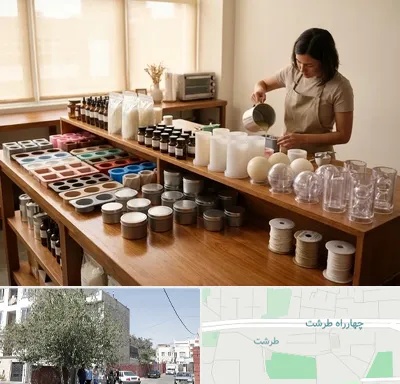 قالب شمع سازی در طرشت