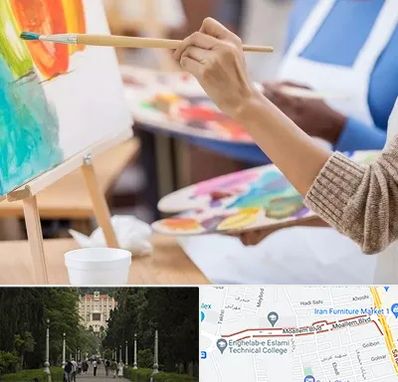 آموزشگاه هنر های تجسمی در بلوار معلم رشت