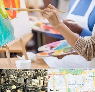 آموزشگاه هنر های تجسمی در مرزداران 