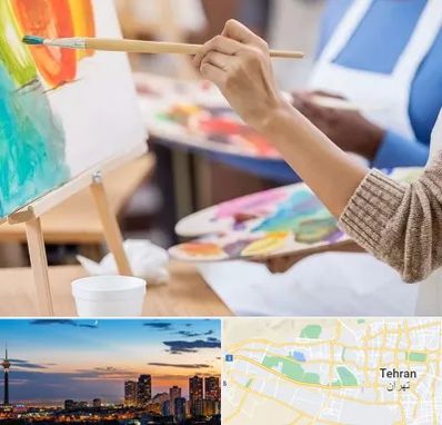 آموزشگاه هنر های تجسمی در غرب تهران 