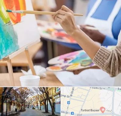 آموزشگاه هنر های تجسمی در تربیت تبریز