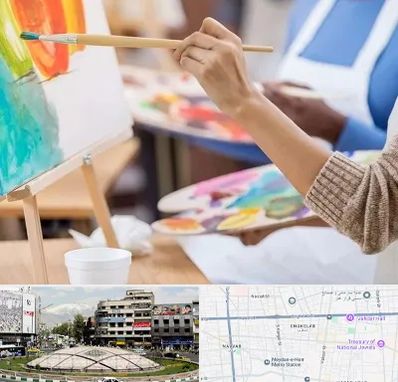 آموزشگاه هنر های تجسمی در مرکز تهران