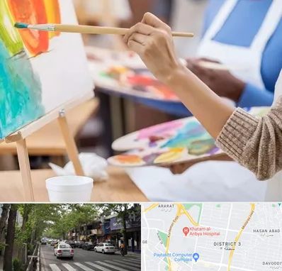 آموزشگاه هنر های تجسمی در ظفر 