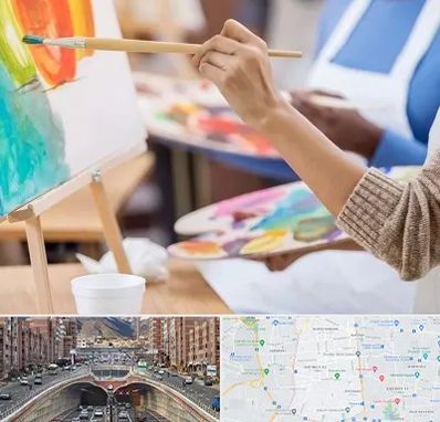 آموزشگاه هنر های تجسمی در منطقه 10 تهران