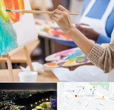 آموزشگاه هنر های تجسمی در هفت تیر مشهد