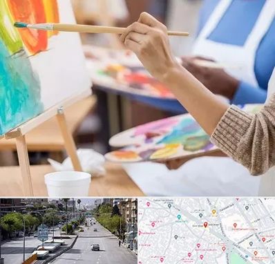 آموزشگاه هنر های تجسمی در خیابان زند شیراز