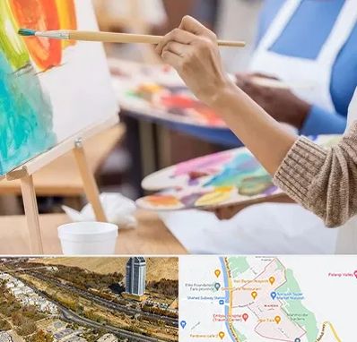 آموزشگاه هنر های تجسمی در خیابان نیایش شیراز