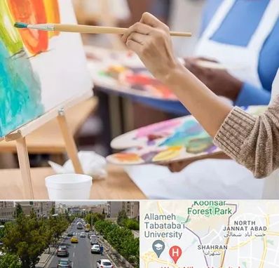 آموزشگاه هنر های تجسمی در شهران 