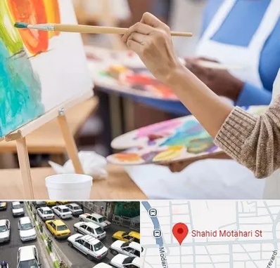 آموزشگاه هنر های تجسمی در مطهری تهران