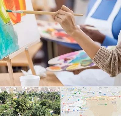 آموزشگاه هنر های تجسمی در منطقه 13 تهران