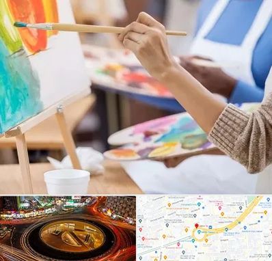 آموزشگاه هنر های تجسمی در میدان ولیعصر