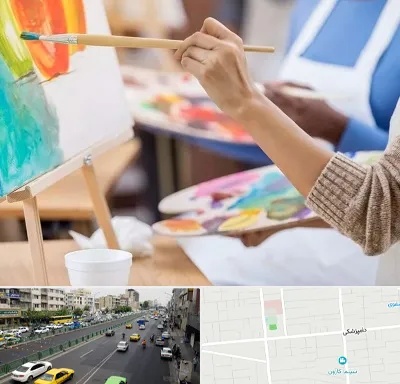 آموزشگاه هنر های تجسمی در خیابان دامپزشکی