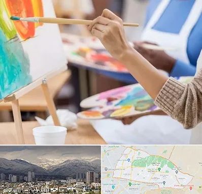 آموزشگاه هنر های تجسمی در منطقه 4 تهران