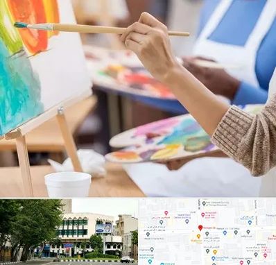 آموزشگاه هنر های تجسمی در طالقانی