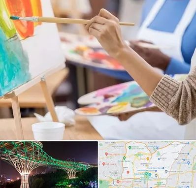 آموزشگاه هنر های تجسمی در منطقه 3 تهران