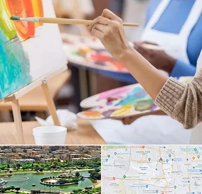 آموزشگاه هنر های تجسمی در منطقه 9 تهران