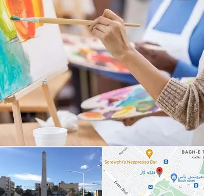 آموزشگاه هنر های تجسمی در فلکه گاز شیراز