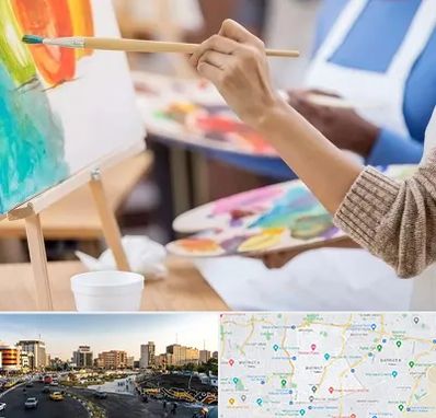 آموزشگاه هنر های تجسمی در منطقه 7 تهران