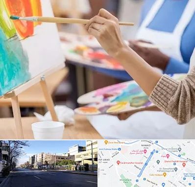 آموزشگاه هنر های تجسمی در خیابان ملاصدرا شیراز