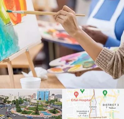 آموزشگاه هنر های تجسمی در ونک 