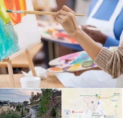 آموزشگاه هنر های تجسمی در باغستان کرج