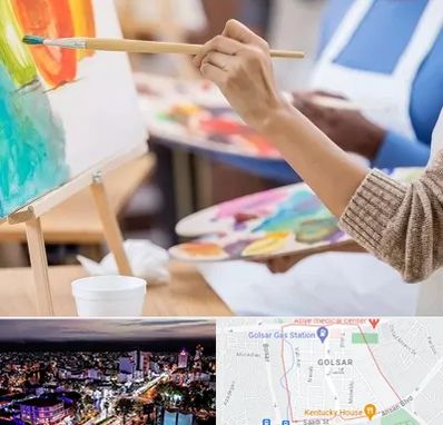 آموزشگاه هنر های تجسمی در گلسار رشت