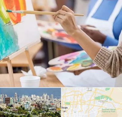 آموزشگاه هنر های تجسمی در شرق تهران 