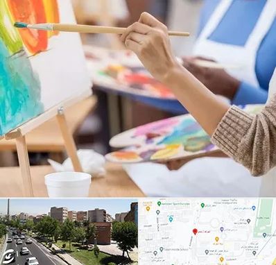 آموزشگاه هنر های تجسمی در شهرک آزمایش