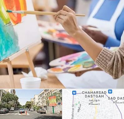 آموزشگاه هنر های تجسمی در چهارصد دستگاه