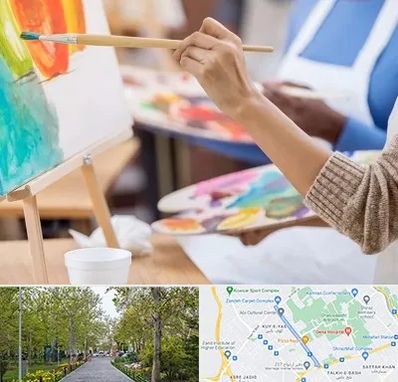 آموزشگاه هنر های تجسمی در قدوسی غربی شیراز