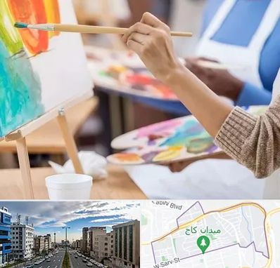 آموزشگاه هنر های تجسمی در سعادت آباد 